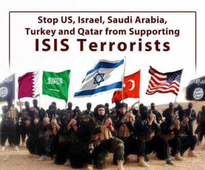 Stop Israel Us Saudi Arabia Turkey Qatar Supporting Isis Terrorists